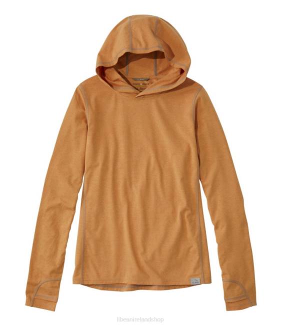 LLBean Insect Shield Hoodie Women J46J5236 Clothing Dark Amber