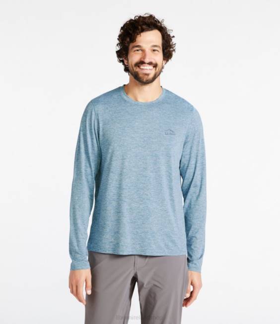 LLBean Insect Shield Pro Knit Crew Men J46J5259 Clothing Silver Birch