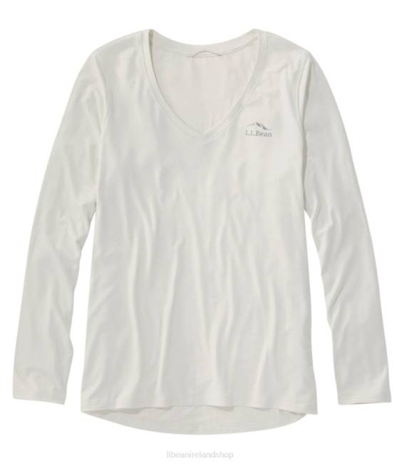 LLBean Insect Shield Pro Knit Crew Women J46J3359 Clothing Silver Birch