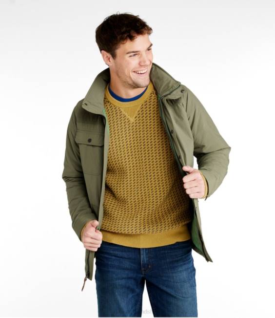 LLBean Insulated Travel Jacket Men J46J3520 Outerwear Carbon Navy