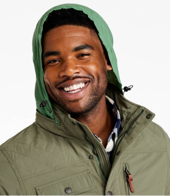 LLBean Insulated Travel Jacket Men J46J6003 Outerwear Deep Olive