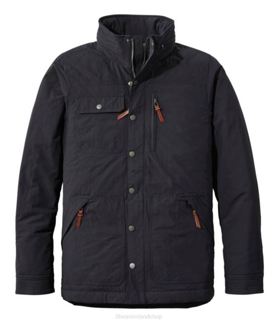 LLBean Insulated Travel Jacket Men J46J6645 Outerwear Midnight Black