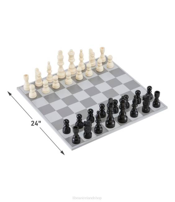 LLBean Jumbo Checkers and Chess Unisex J46J1632 Games  Recreation Multi Color