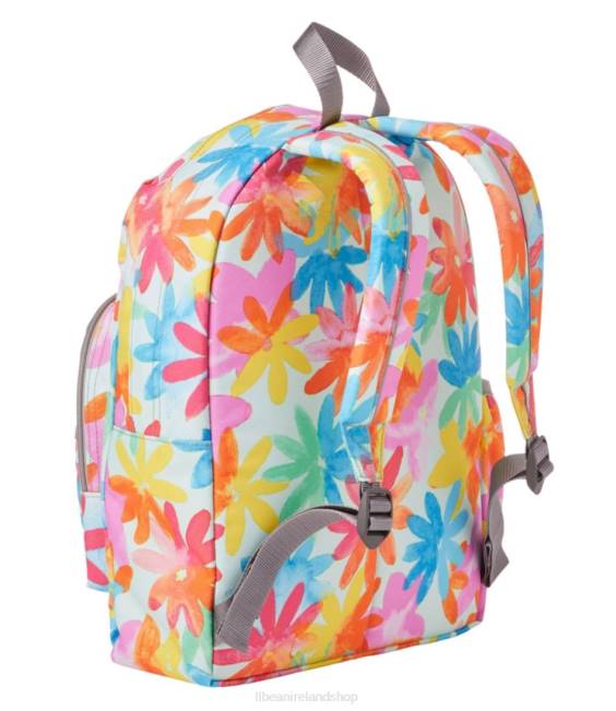 LLBean Junior Original Book Pack Print Unisex J46J2376 Accessories Bright Kelly Green Cross Hatch Camo