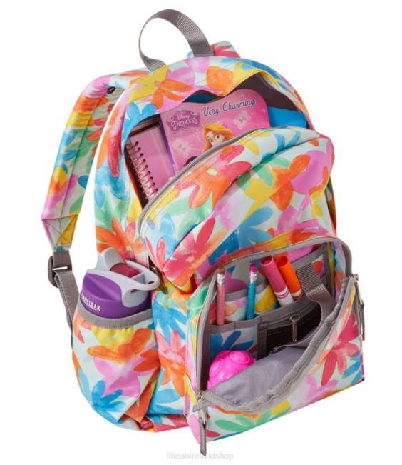 LLBean Junior Original Book Pack Unisex J46J7314 Accessories Skylight Blue Flowers