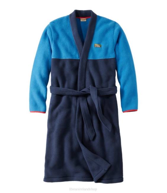 LLBean Katahdin Fleece Robe Men J46J6587 Clothing Marine Blue/Navy