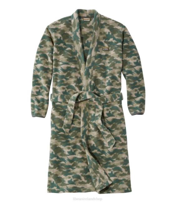 LLBean Katahdin Fleece Robe Men J46J7204 Clothing Brushed Camo