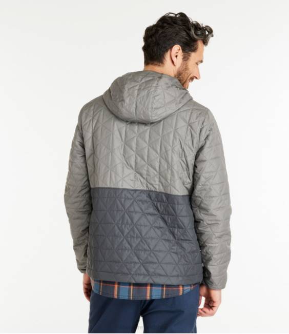 LLBean Katahdin Insulated Pullover Men J46J622 Outerwear Graphite/Shale Gray