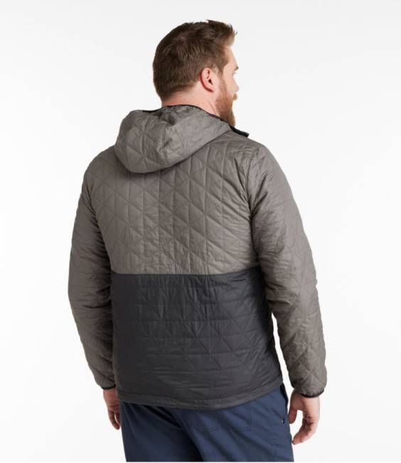 LLBean Katahdin Insulated Pullover Men J46J622 Outerwear Graphite/Shale Gray