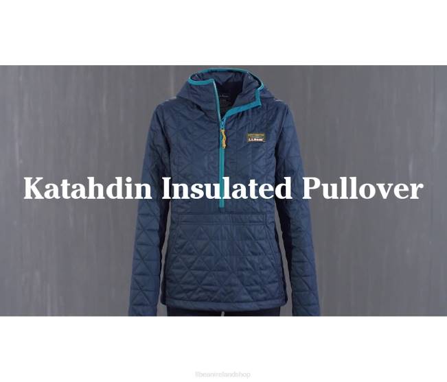 LLBean Katahdin Insulated Pullover Women J46J7053 Outerwear Smokey Mauve
