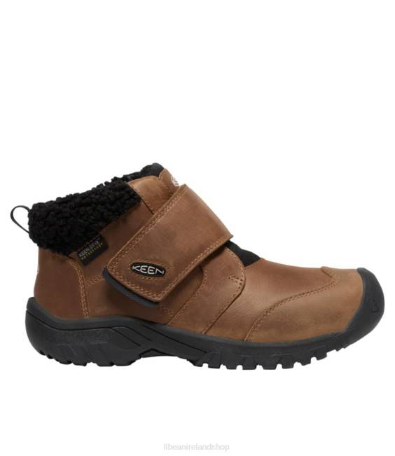 LLBean Keen Kootenay IV Waterproof Boots Kids J46J3841 Footwear Toasted Coconut/Vapor