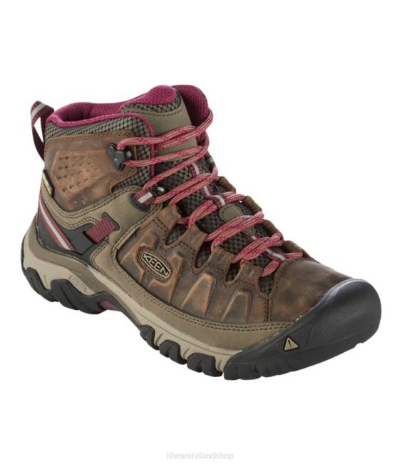 LLBean Keen Targhee III Hikers Women J46J1135 Footwear Weiss/Boysenberry