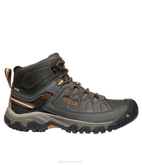 LLBean Keen Targhee III Waterproof Hikers Men J46J1115 Footwear Black Olive/Golden Brown