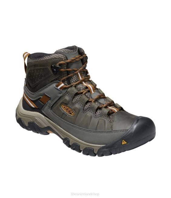 LLBean Keen Targhee III Waterproof Hikers Men J46J1115 Footwear Black Olive/Golden Brown