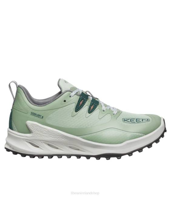 LLBean Keen Zionic Waterproof Hiking Shoes Women J46J1055 Footwear Desert Sage/Ember Glow
