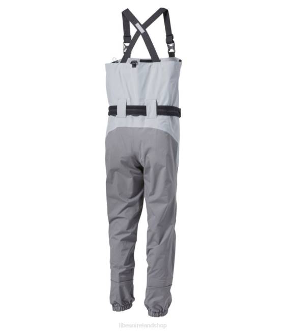 LLBean Kennebec Stockingfoot Waders with Super Seam Unisex J46J1342 Fishing Mineral Gray/Asphalt