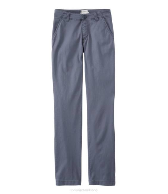 LLBean Lakewashed Chino Pants Women J46J4761 Clothing Indigo Slate