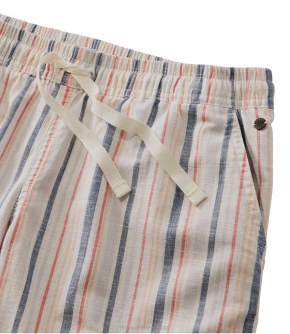 LLBean Lakewashed Dock Shorts Women J46J3265 Clothing Cream Multi