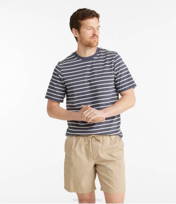 LLBean Lakewashed Organic Cotton Tee Men J46J4839 Clothing Mineral Red