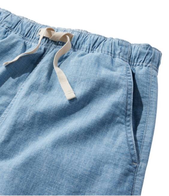 LLBean Lakewashed Pull-On Skirt Women J46J278 Clothing Chambray