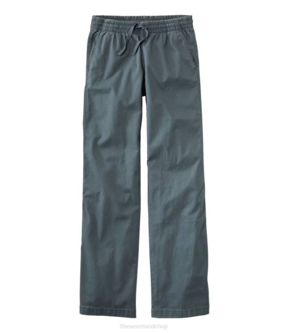 LLBean Lakewashed Pull-on Chinos Women J46J6635 Clothing Rangeley Blue