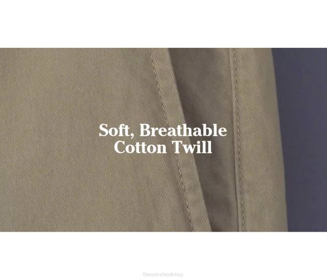 LLBean Lakewashed Stretch Khaki Shorts Men J46J197 Clothing Storm Gray