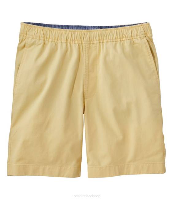 LLBean Lakewashed Stretch Khaki Shorts Men J46J244 Clothing Sunlight