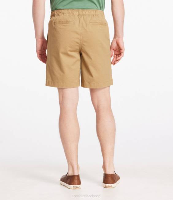 LLBean Lakewashed Stretch Khaki Shorts Men J46J244 Clothing Sunlight