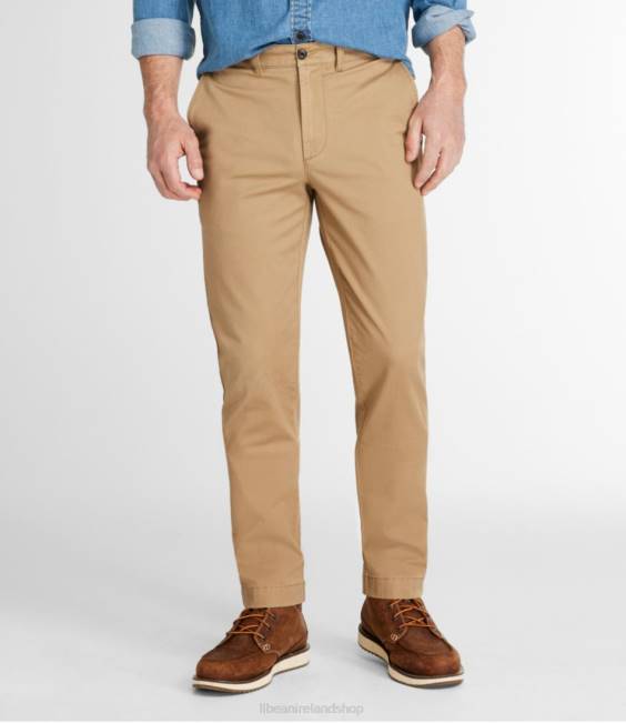 LLBean Lakewashed Stretch Khakis Men J46J6563 Clothing Raven