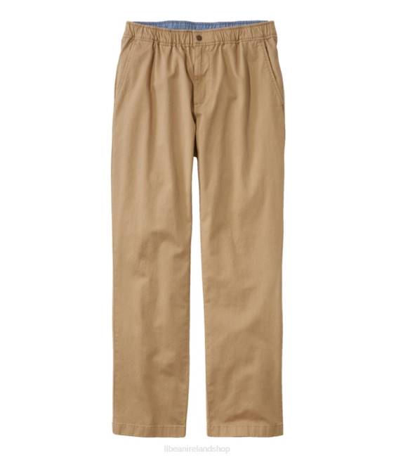 LLBean Lakewashed Stretch Khakis Men J46J6957 Clothing Heritage Khaki