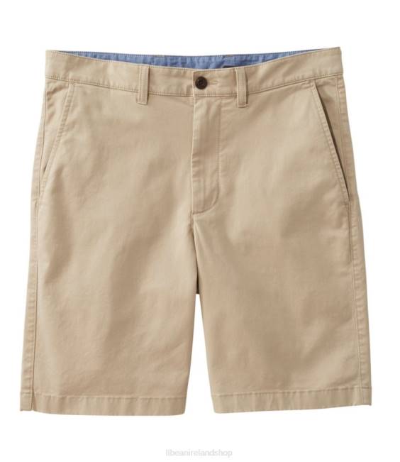 LLBean Lakewashed Stretch Shorts Men J46J3087 Clothing Khaki