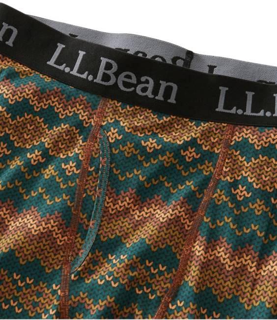 LLBean Lightweight Base Layer Pants Men J46J5061 Clothing Nautical Navy Stripe