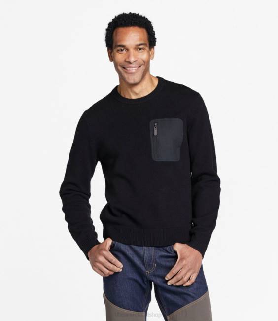 LLBean Maine Guide Merino Sweater Men J46J6712 Outdoor Equipment Slate