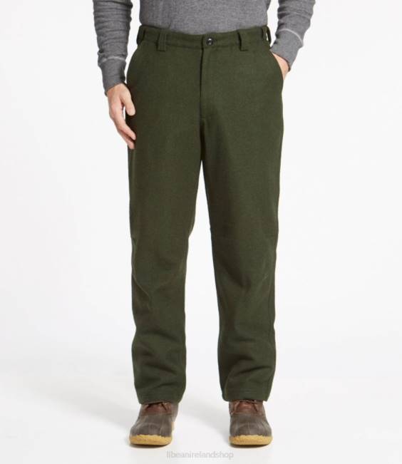 LLBean Maine Guide Wool Pants with PrimaLoft Men J46J790 Outdoor Equipment Loden