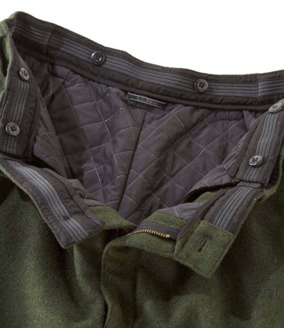 LLBean Maine Guide Wool Pants with PrimaLoft Men J46J790 Outdoor Equipment Loden