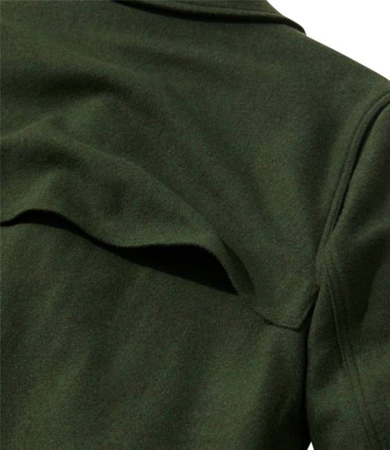 LLBean Maine Guide Zip-Front Jac-Shirt with PrimaLoft Men J46J911 Outerwear Loden
