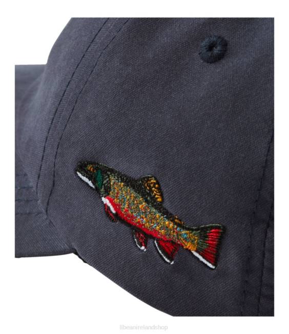LLBean Maine Inland Fisheries and Wildlife Baseball Cap Men J46J137 Fishing Blue