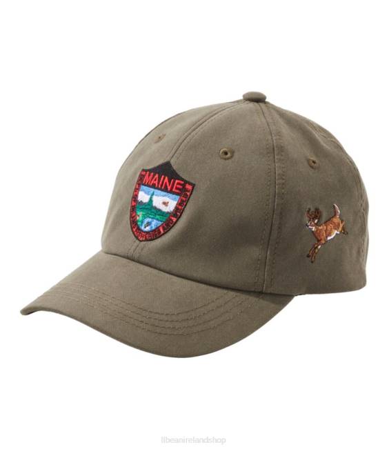 LLBean Maine Inland Fisheries and Wildlife Baseball Cap Men J46J138 Accessories Olive