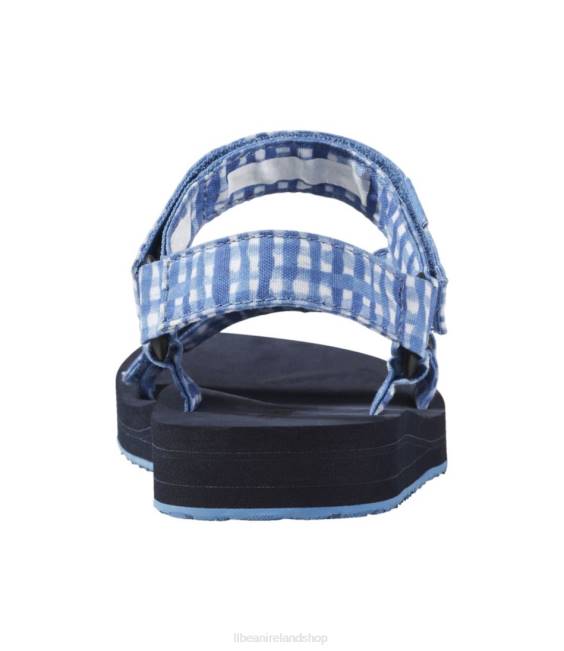 LLBean Maine Isle Four-Point Sandals Women J46J1035 Footwear Mineral Red Gingham