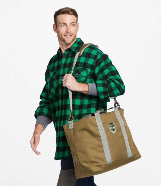LLBean Maine Warden\s Tote Bag Unisex J46J1483 Outdoor Equipment Olive Drab