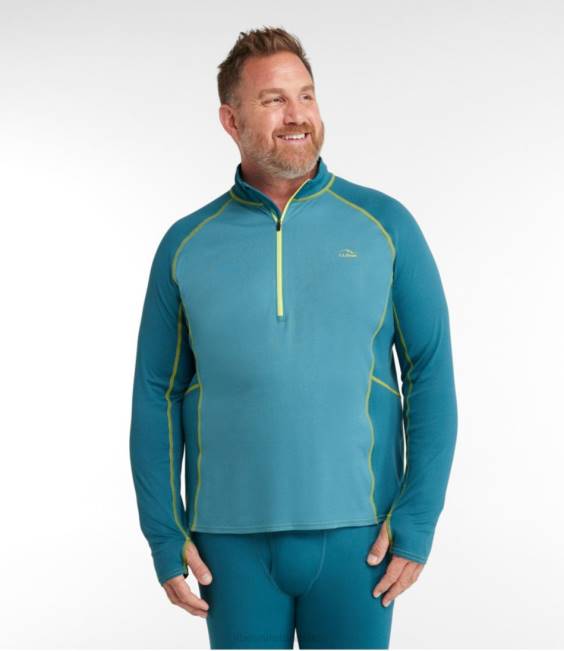 LLBean Midweight Base Layer Men J46J121 Accessories Mallard Teal