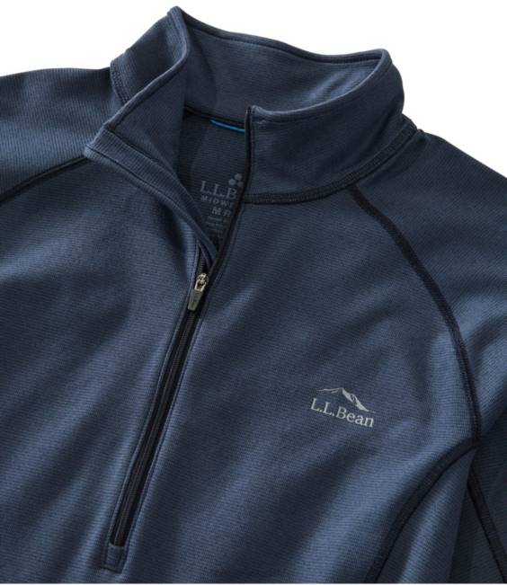 LLBean Midweight Base Layer Men J46J534 Clothing Carbon Navy