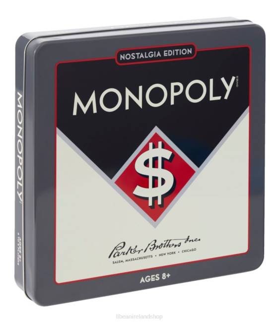 LLBean Monopoly Game Tin Unisex J46J1853 Games  Recreation Multi