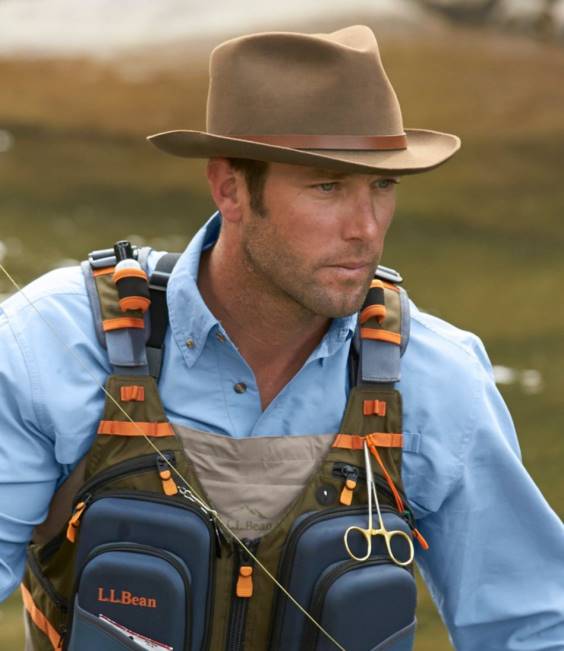 LLBean Moose River Hat Men J46J784 Fishing Khaki Green