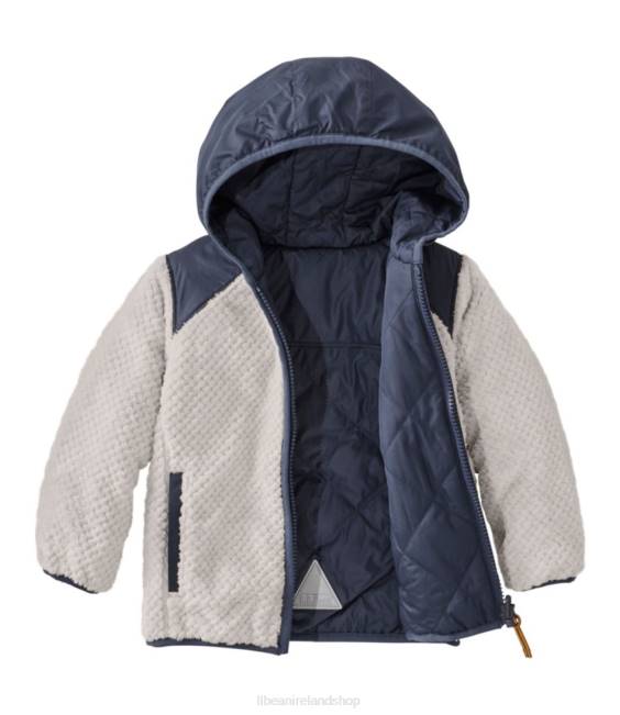 LLBean Mountain Bound Reversible Hooded Jacket Kids J46J3681 Outerwear Deep Sapphire/Carbon Navy