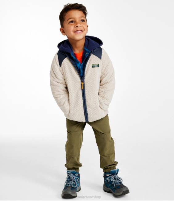 LLBean Mountain Bound Reversible Hooded Jacket Kids J46J5132 Outerwear Carbon Navy/Soapstone