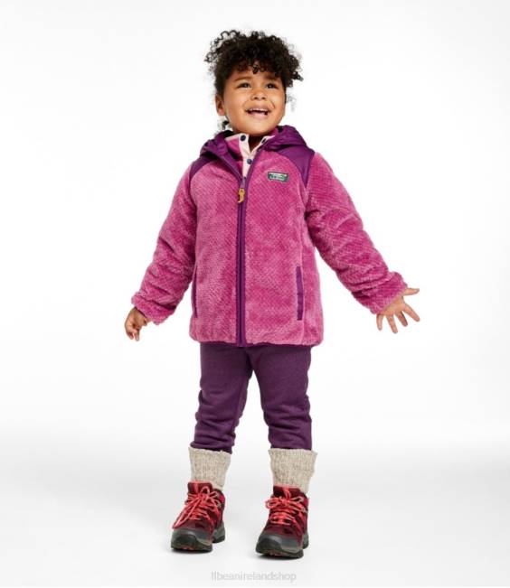 LLBean Mountain Bound Reversible Hooded Jacket Kids J46J919 Outerwear Plum Grape/Magenta Haze