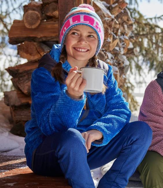 LLBean Mountain Bound Reversible Jacket Kids J46J3649 Outerwear Deep Sapphire/Carbon Navy