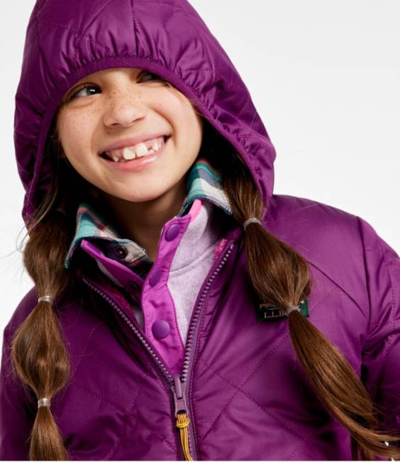 LLBean Mountain Bound Reversible Jacket Kids J46J6063 Outerwear Astral Blue/Twilight
