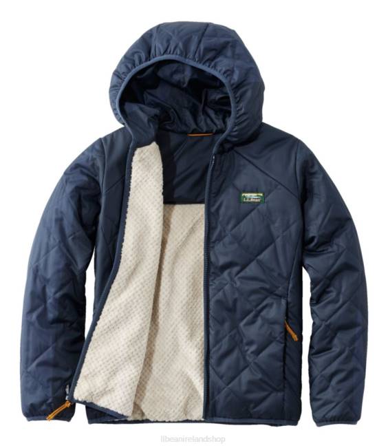 LLBean Mountain Bound Reversible Jacket Kids J46J6063 Outerwear Astral Blue/Twilight